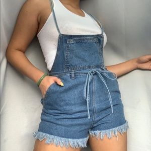 denim romper
